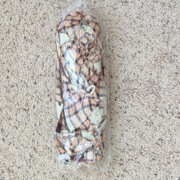 NEW Free People Pacific Dawn Drawstring Plaid Top - Picture 8 of 8